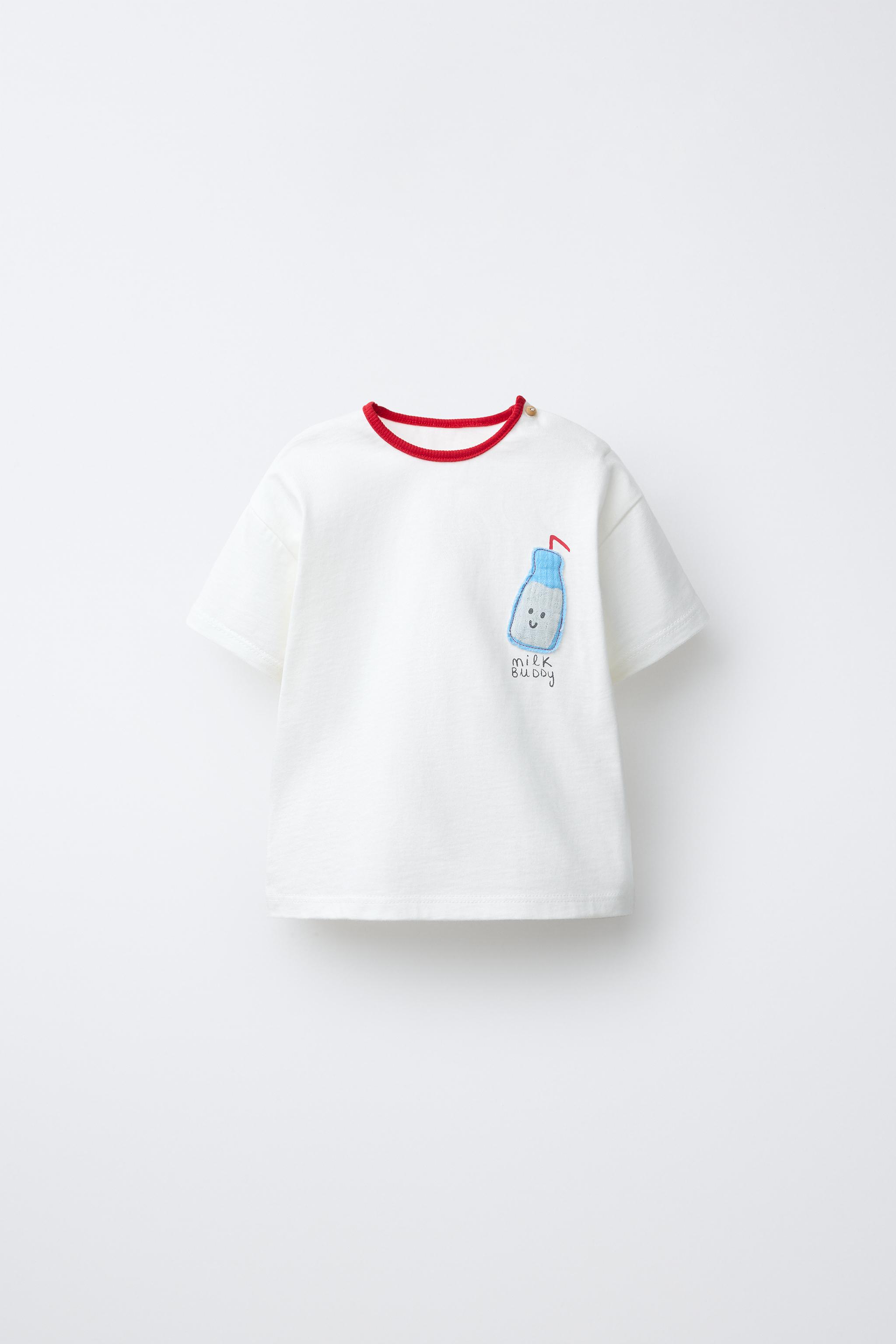 MILK APPLIQUÉ T-SHIRT