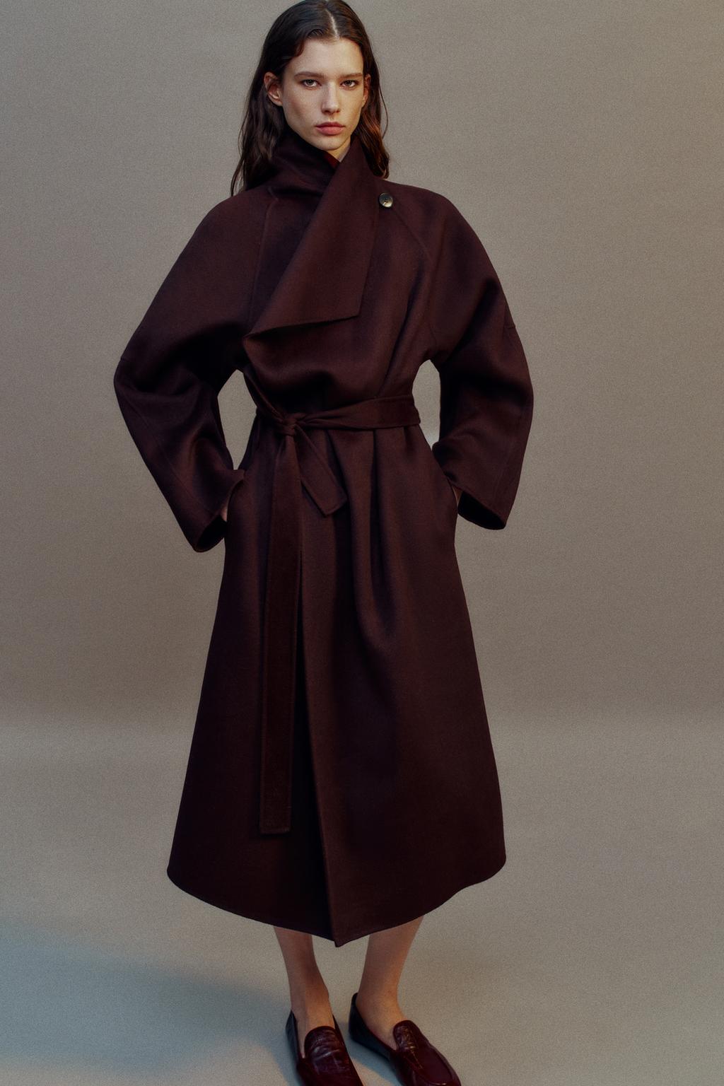LONG BELTED COAT