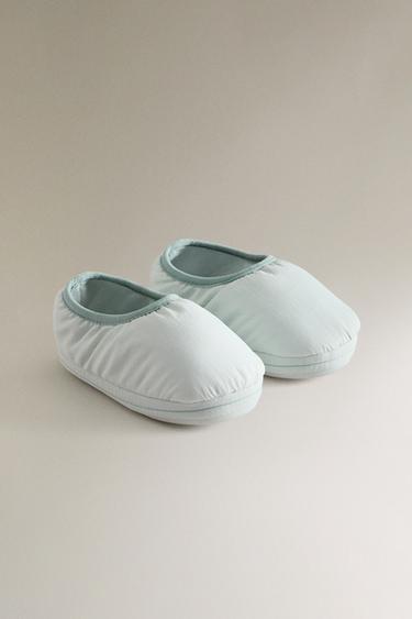 CHILDREN'S FABRIC SLIPPERS - Blue by Zara - Image 2