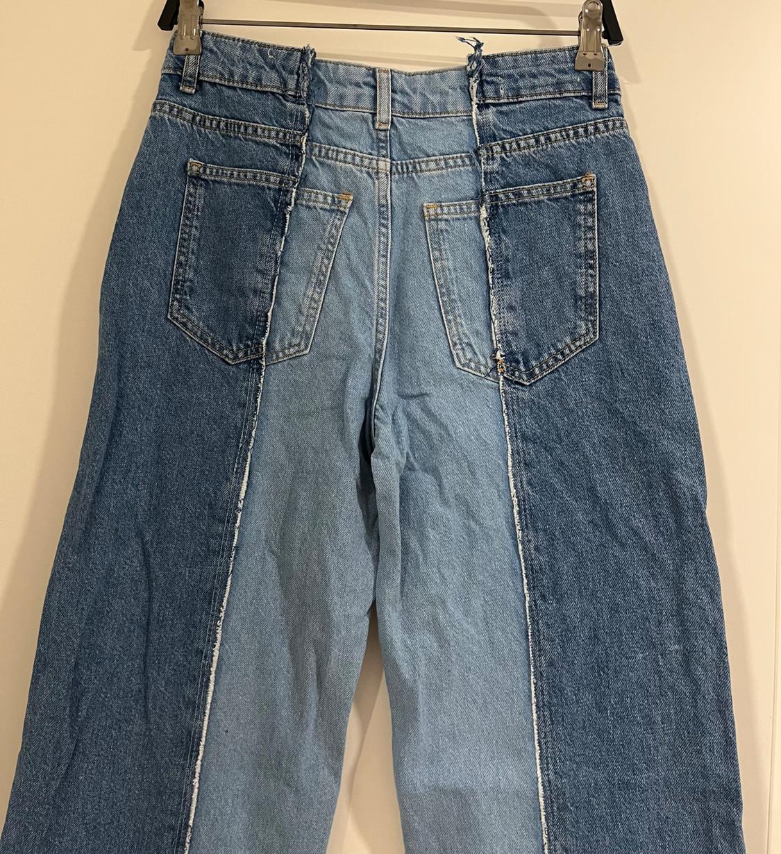 Z1975 STRAIGHT HIGH-WAIST PATCHWORK JEANS - Image 3