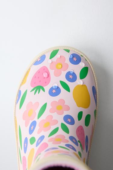 BOTTES DE PLUIE PRINT - Rose de Zara - Image 7