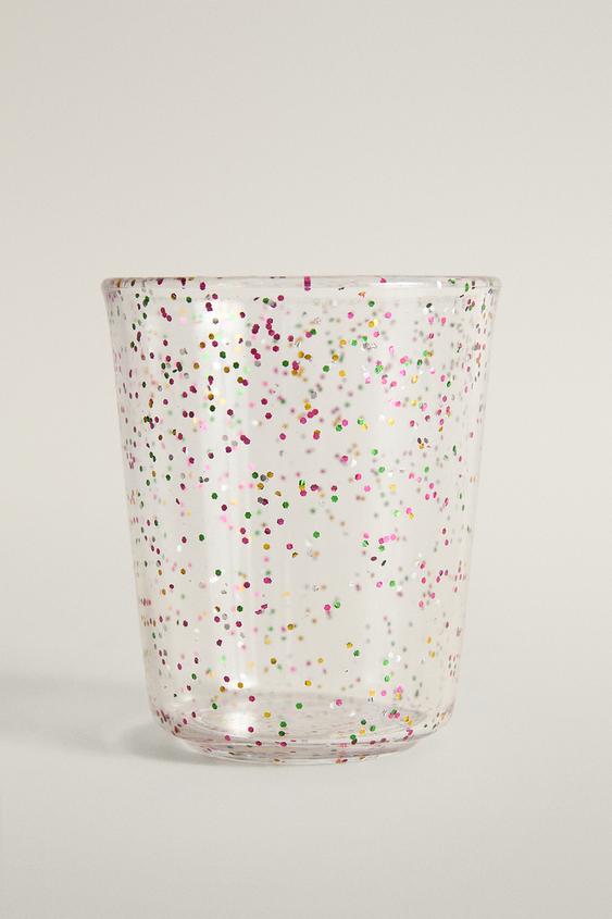 VASO INFANTIL PURPURINA TRITAN™ - Transparente de Zara - Imagen 0
