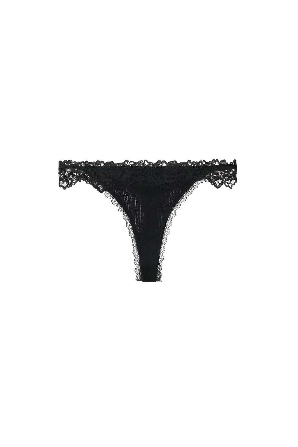 POINTELLE LACE THONG - image 3