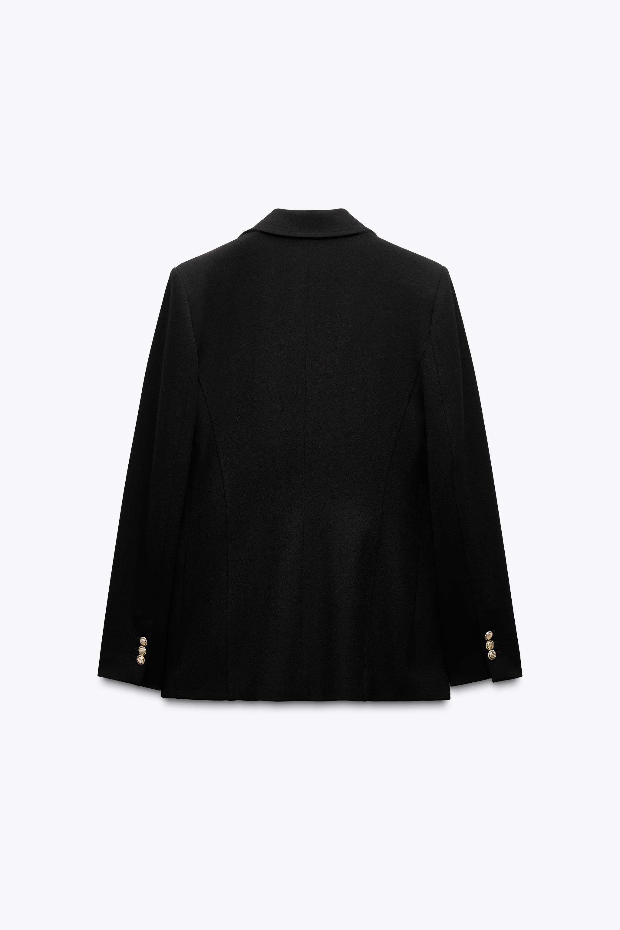 ショルダーパッド フィット ブレザー - ネイビーブルー | ZARA