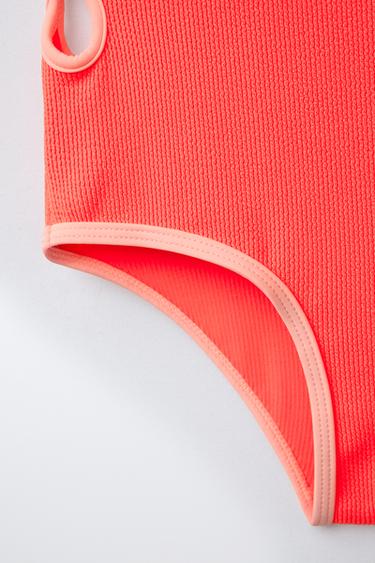 6-14 ANS/ MAILLOT DE BAIN STRUCTURE CUT OUT - Corail de Zara - Image 3