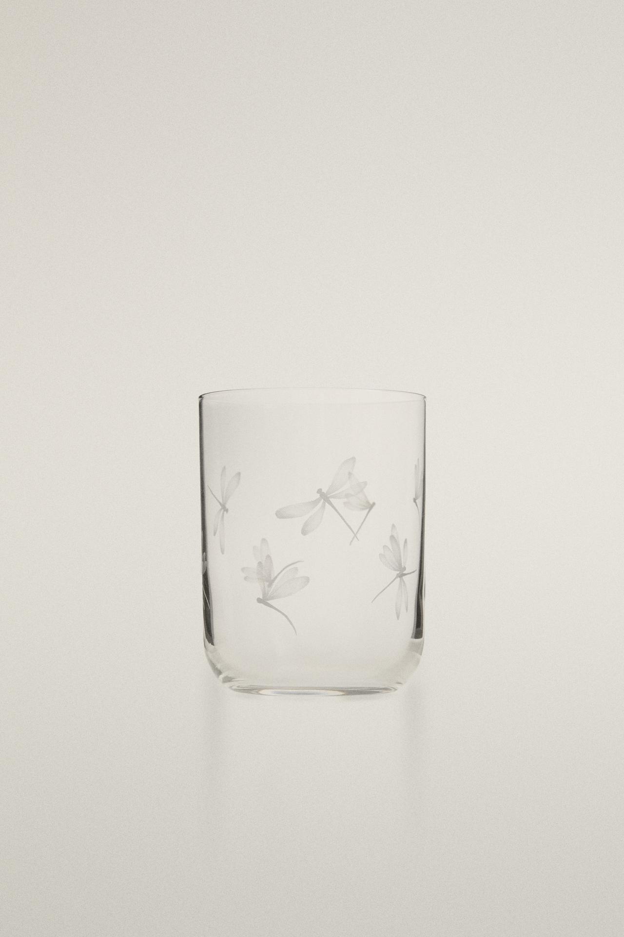 DRAGONFLY TRANSFER TUMBLER — White