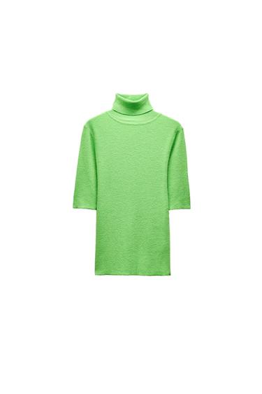 HIGH NECK KNIT SWEATER
