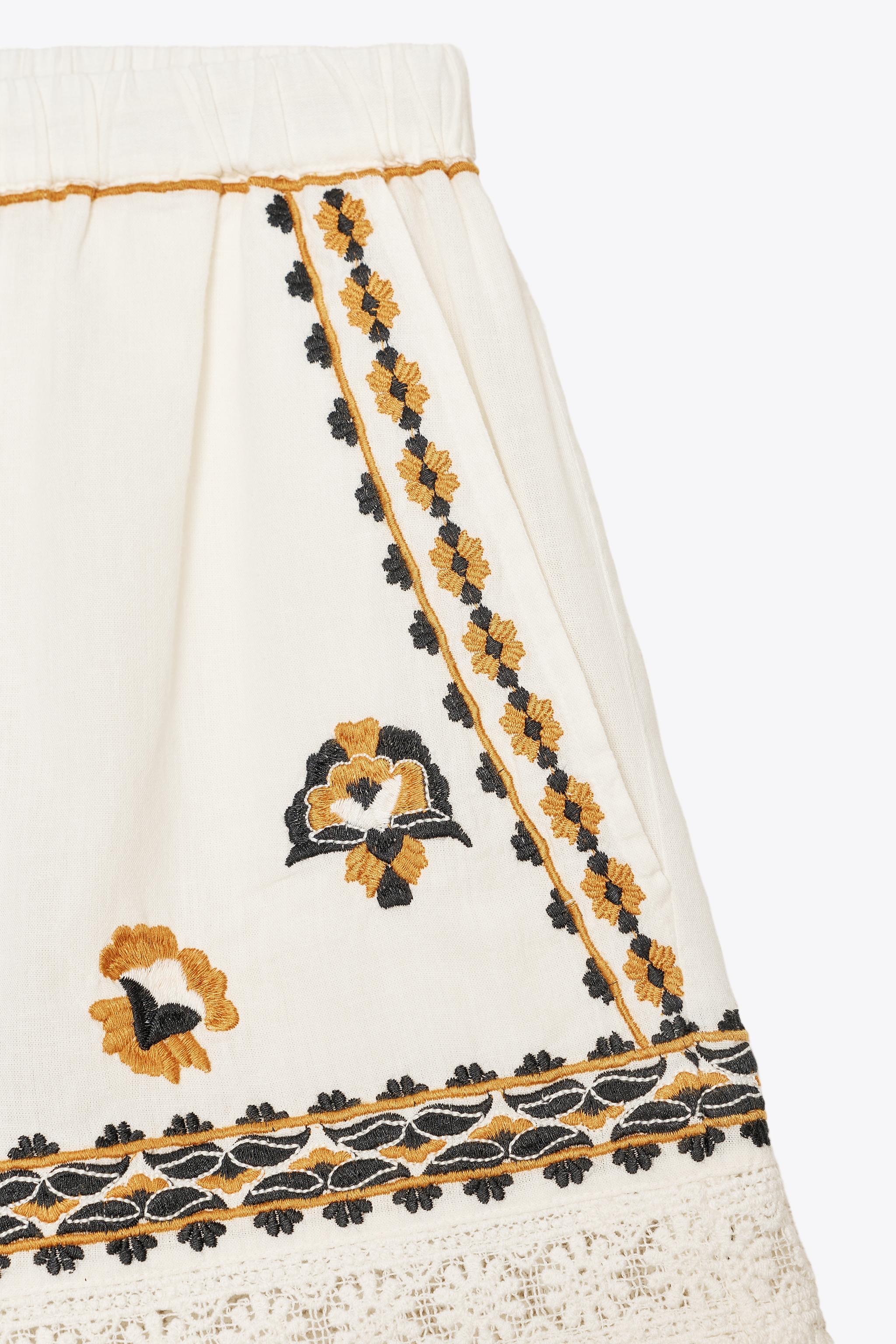 ZW COLLECTION EMBROIDERED SHORTS