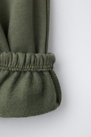 LABEL BASIC JOGGER SWEATSUIT - Green by Zara - Image 6