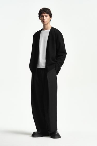 OPEN CARDIGAN - Black by Zara