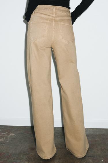 JEAN ZW COLLECTION WIDE LEG TAILLE HAUTE - Sable de Zara - Image 2