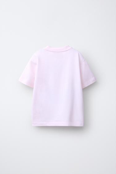 RHINESTONE PHOTOGRAPHIC PRINT T-SHIRT - Pink by Zara - Image 1