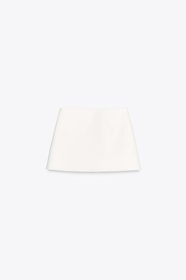 JEWEL MINI SKIRT - Oyster-white by Zara - Image 5