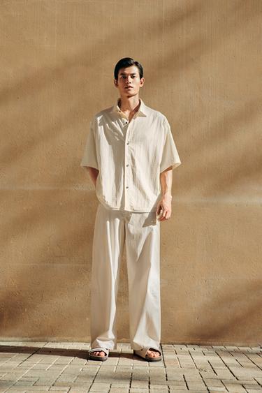 LIGHTWEIGHT TECHNICAL SHIRT - Ecru by Zara