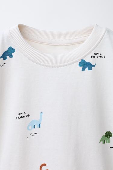 PRINTED T-SHIRT - White by Zara - Image 2