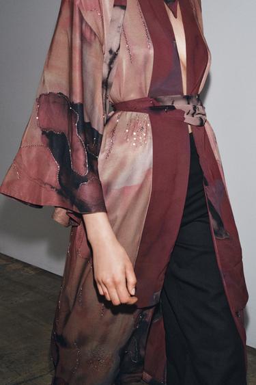 KIMONO IMPRIMÉ FANTAISIE LIMITED EDITION - Multicolore de Zara - Image 1