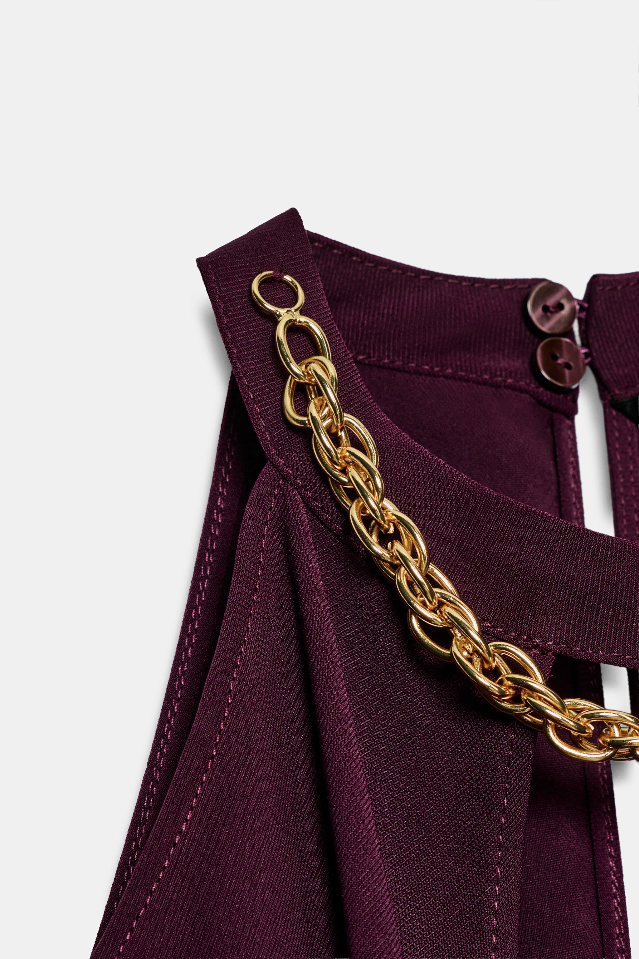 Zara COLLAR DETAIL JUMPSUIT — фото 10