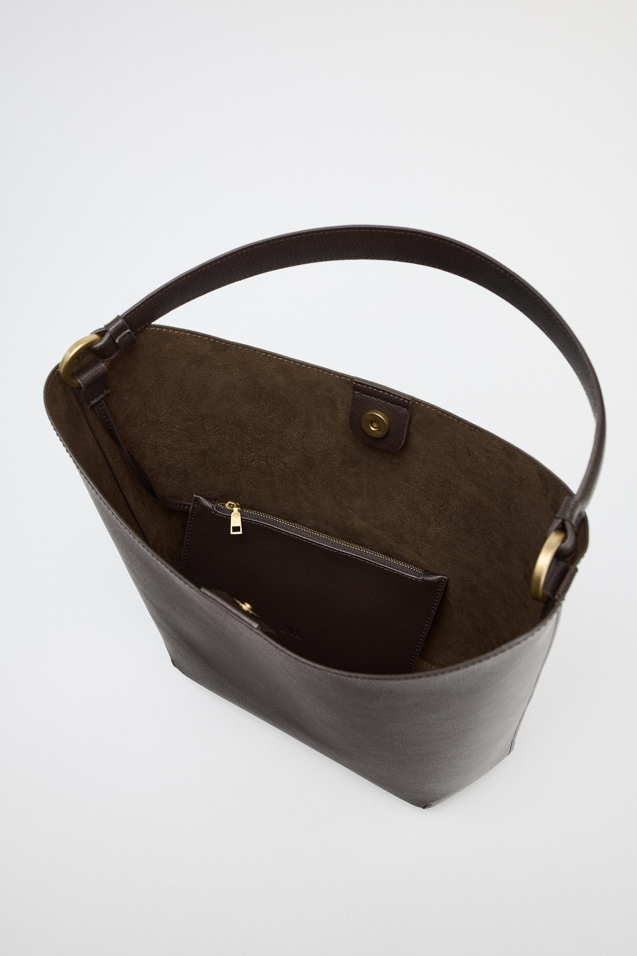 DETAIL SHOULDER BAG - Brown | ZARA Australia