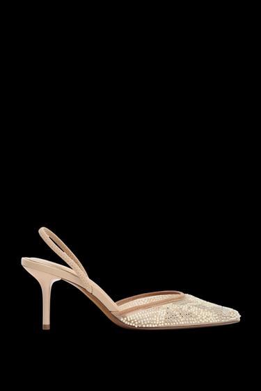 SLINGPUMPS MIT GLITZER - Beige von Zara - Bild 0