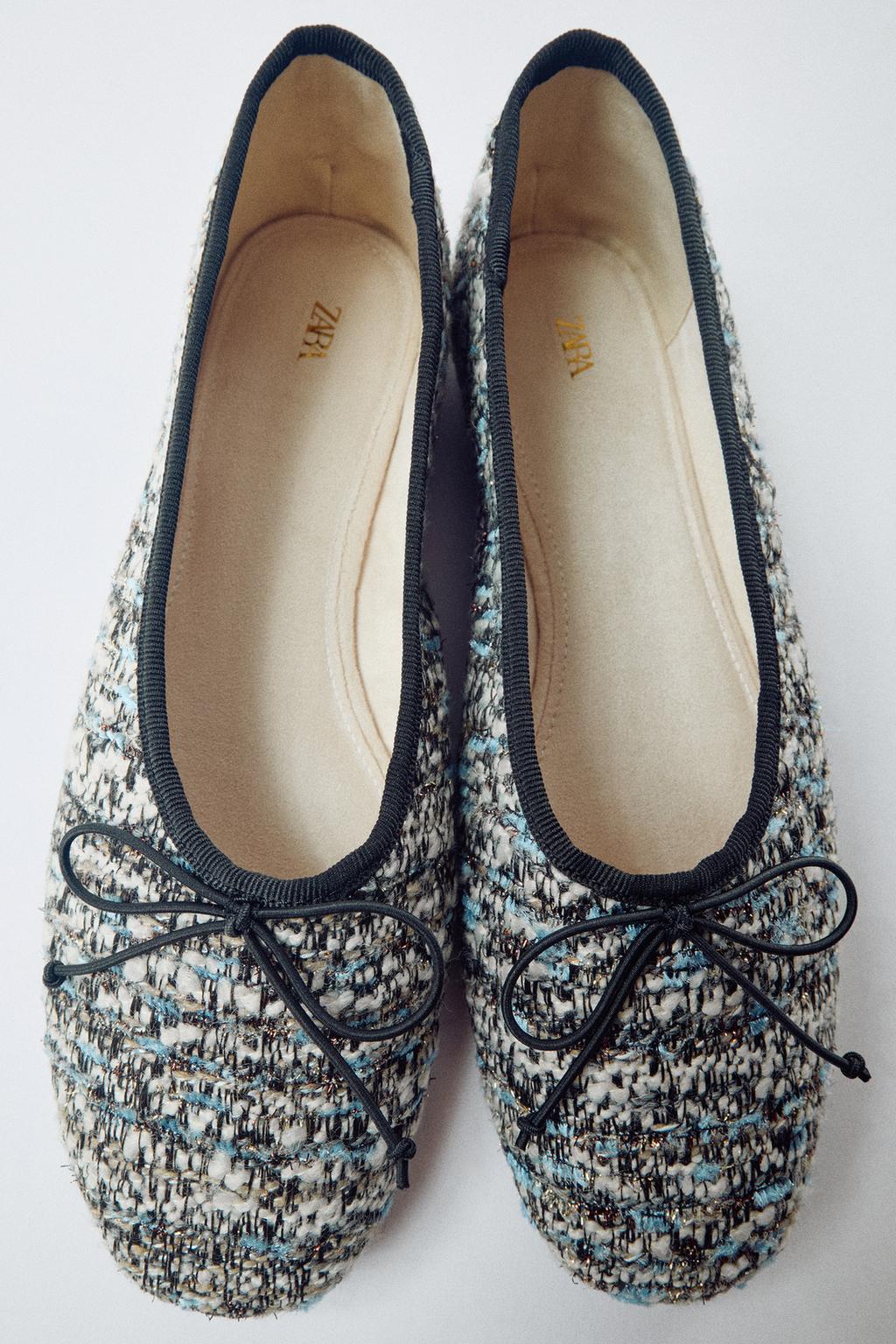 FABRIC BOW BALLET FLATS