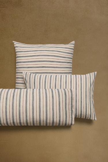 DYED THREAD PILLOWCASE - Light beige by Zara - Image 5