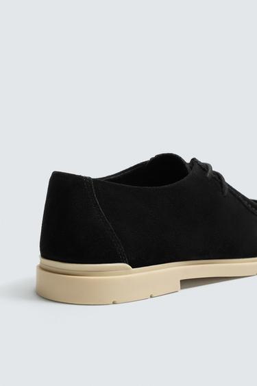 CHAUSSURES CASUAL EN CUIR - Noir de Zara - Image 5