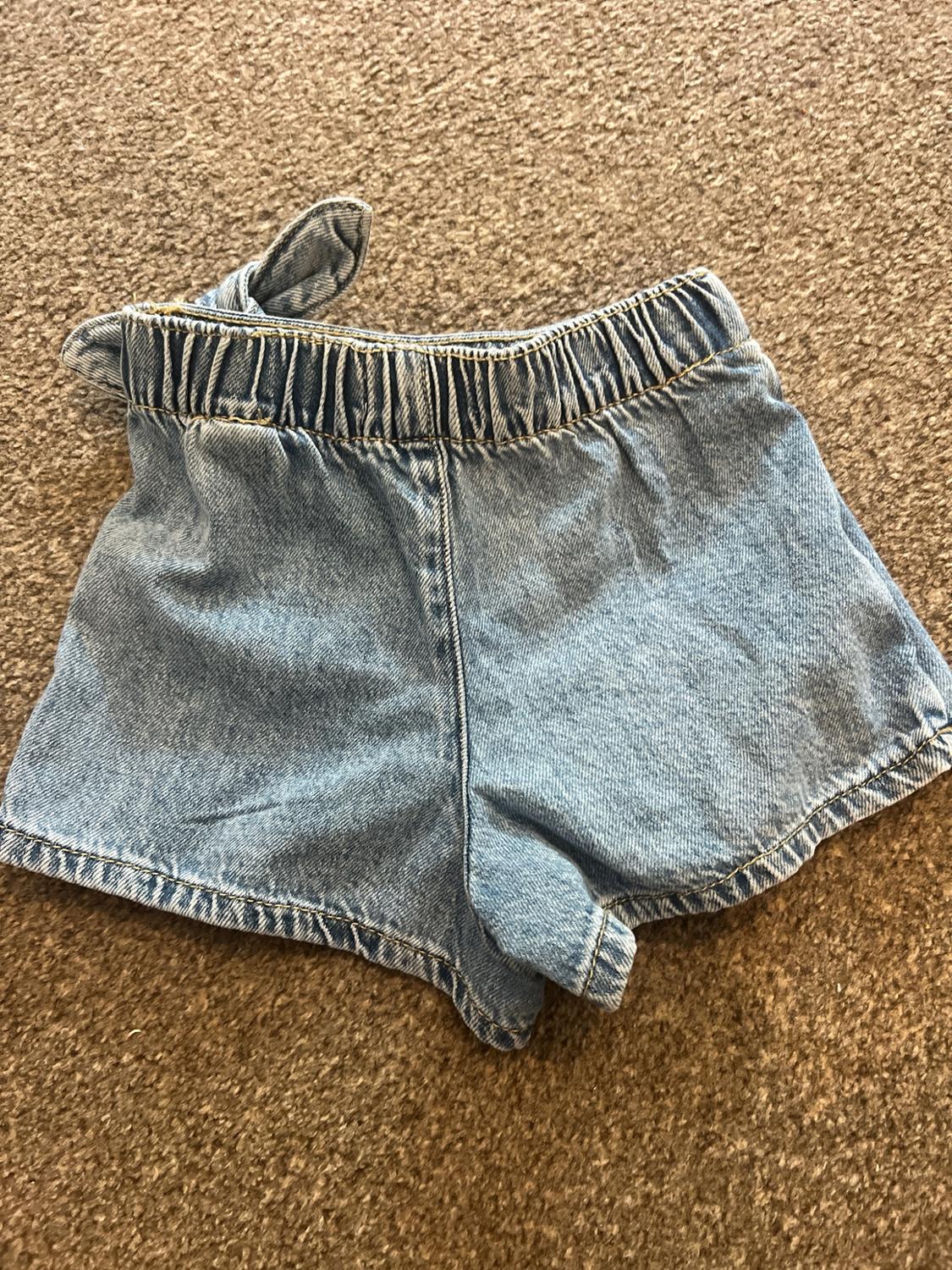 DENIM TIE BERMUDA SKORT - Image 2