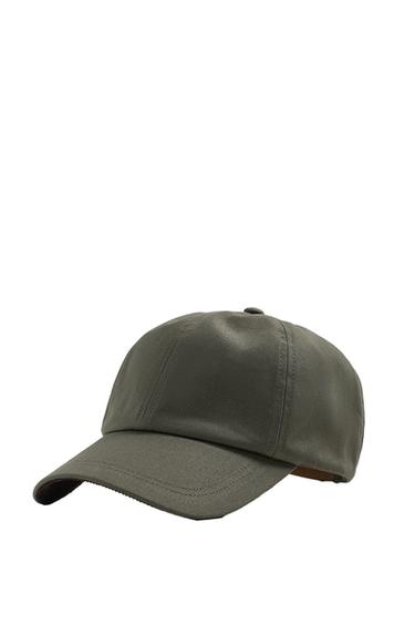 GORRA COMBINADO PANA - Khaki oscuro de Zara