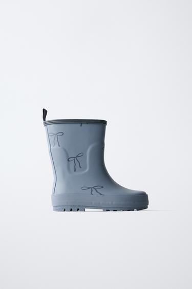 BOW WELLIES - Blue by Zara