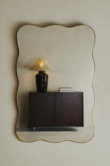 WAVY MIRROR - Golden by Zara
