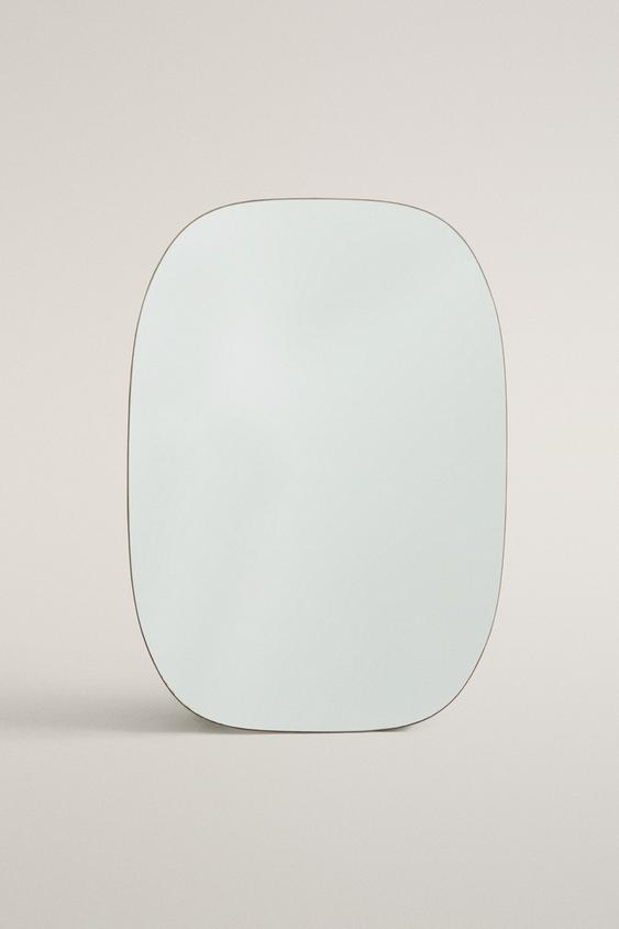 WALL MIRROR WITH ROUND FRAME - Golden by Zara - Image 0