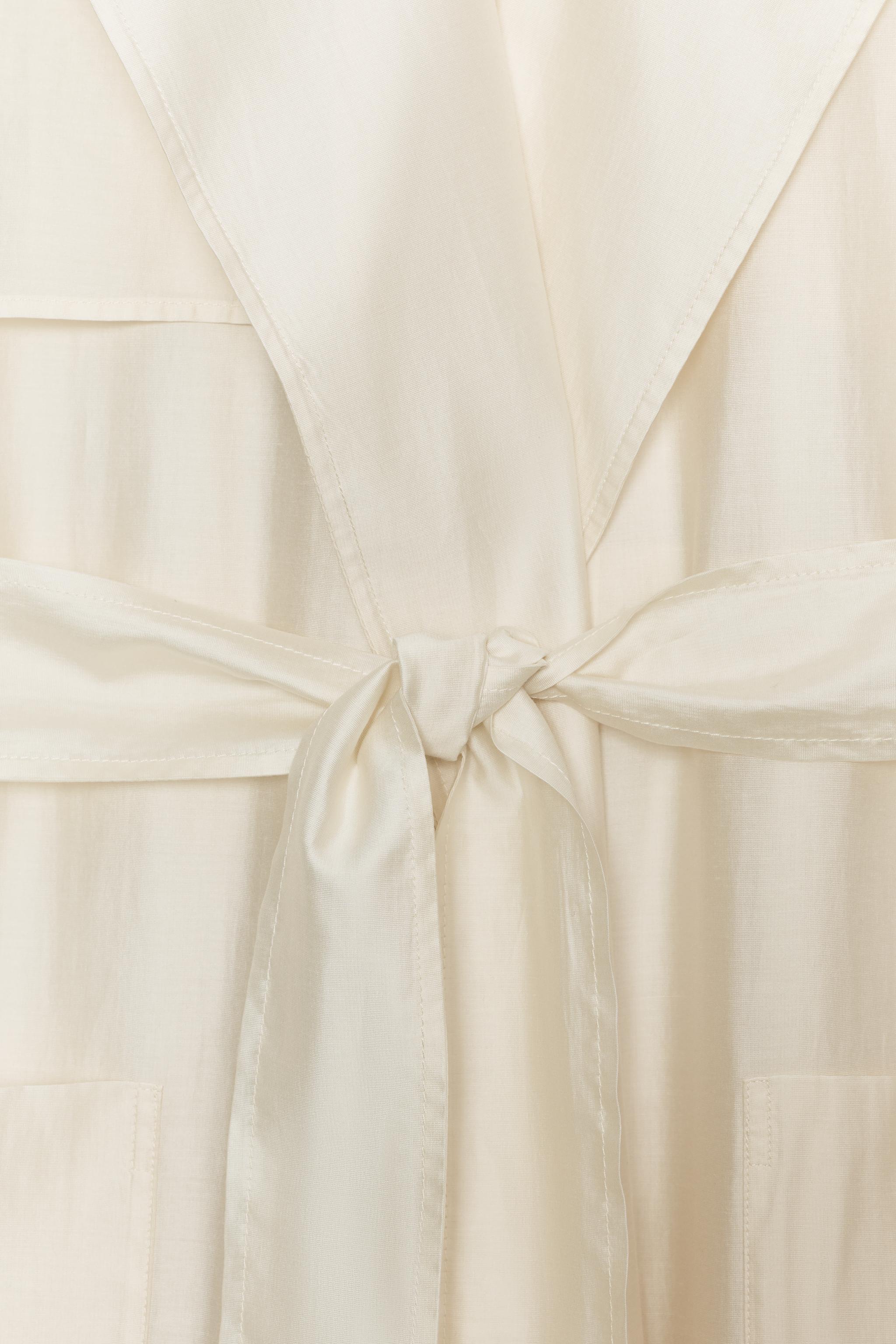 Zara ZW COLLECTION UZUN DÖKÜMLÜ YELEK görsel 7