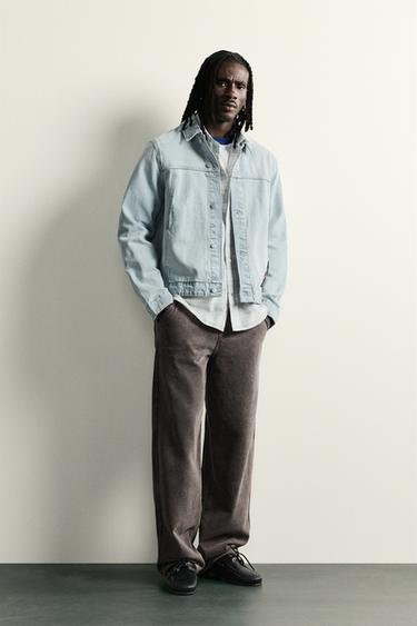 BASIC DENIM JACKET - Light blue by Zara