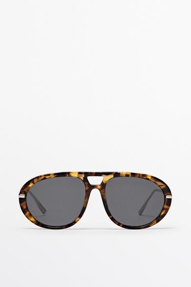Zara Aviator sunglasses - Brown