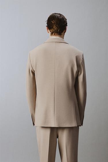 VESTE DE COSTUME SLIM FIT - Sable / Chiné de Zara - Image 2