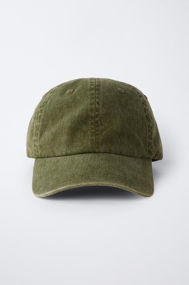 STORIESZ - CASQUETTE EFFET DÉLAVÉ EN COTON - Vert de Zara - Image 3
