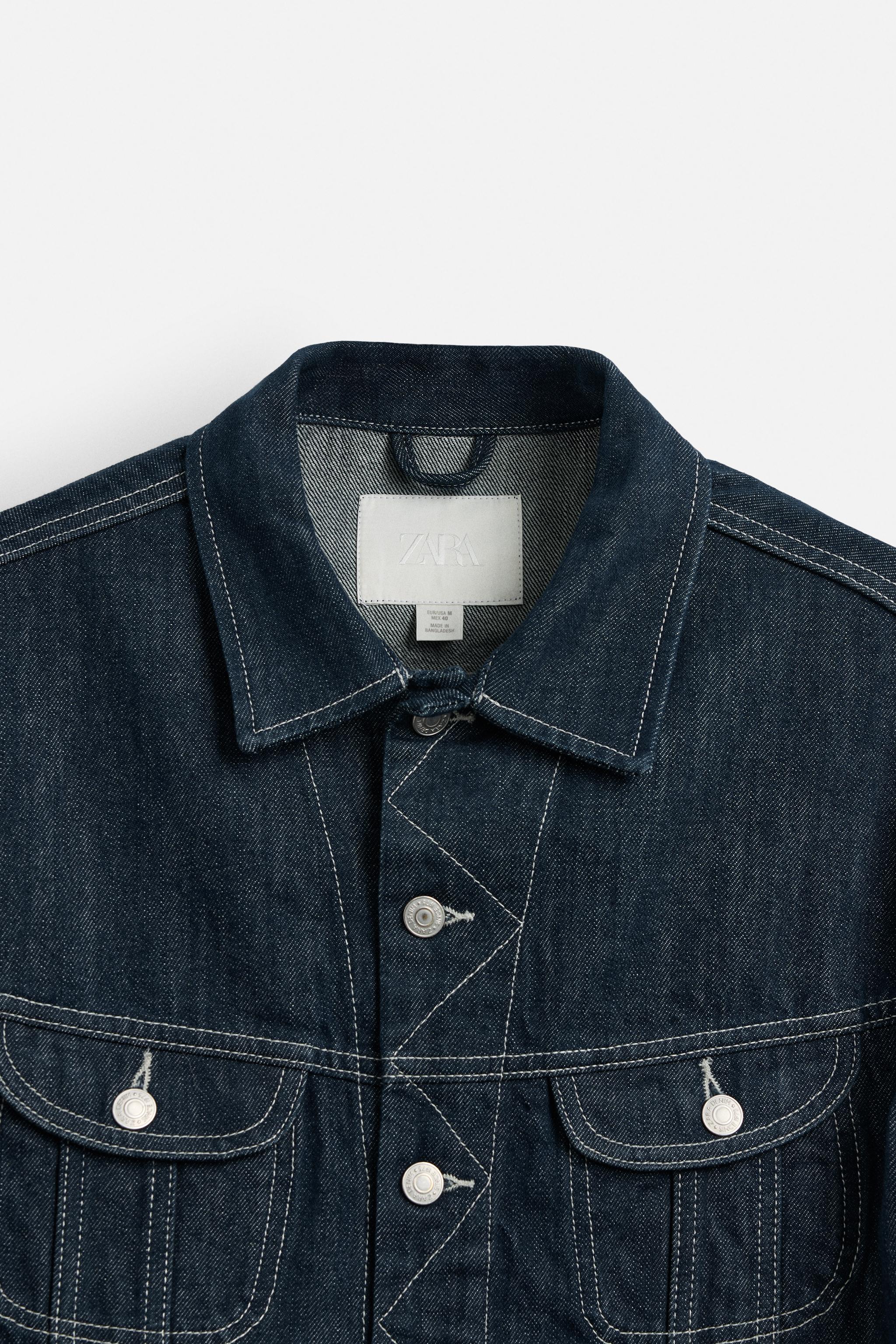 オーバーサイズ デニム ジャケット - ブラック | ZARA Japan / 日本
