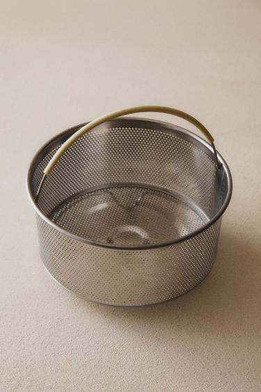 STEAM BASKET WITH HANDLE - Steel by Zara