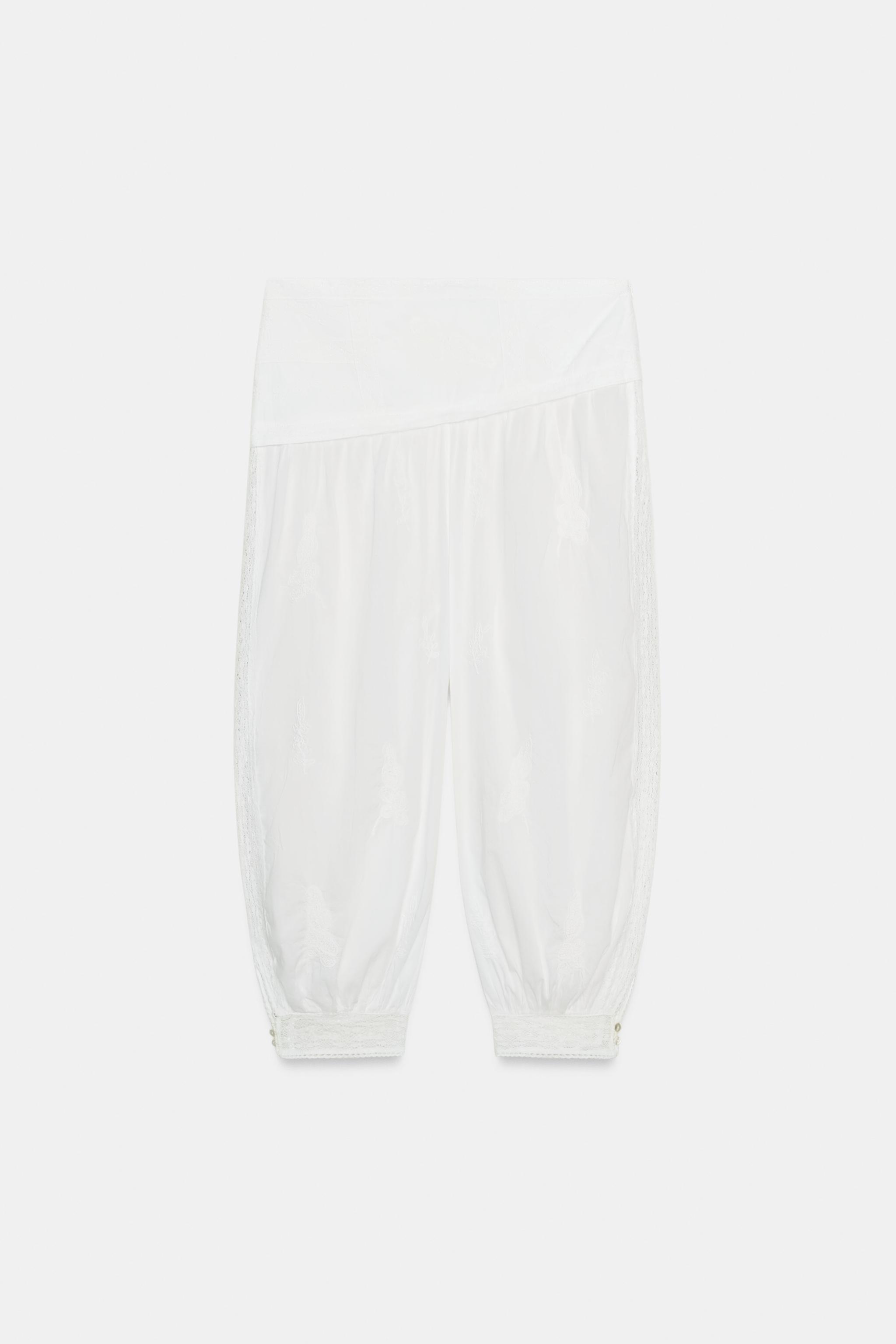 PANTALON BOUFFANT BRODERIES ZW COLLECTION