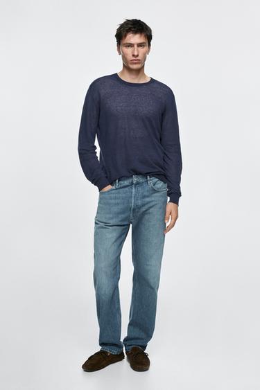 Zara Straight-leg jeans - Indigo - Image 0