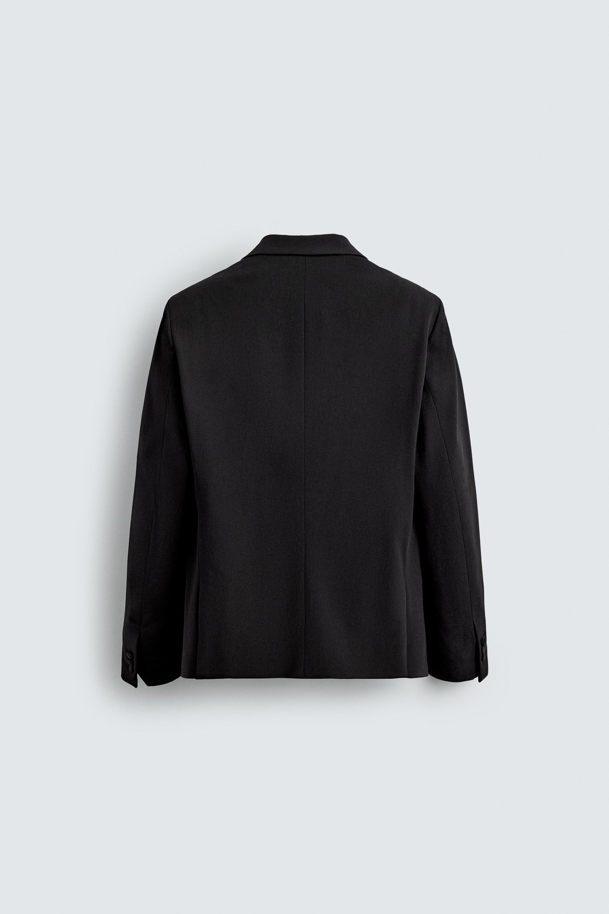 ウール混スモーキングスーツブレザー - ブラック | ZARA Japan