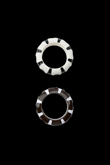 Zara TWO-PACK OF RESIN BRACELETS - Multicolored - Image 0