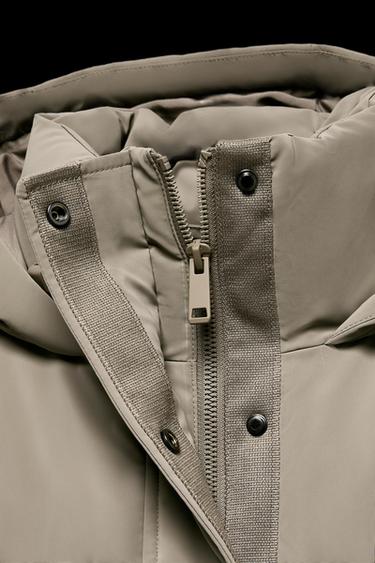 ANORAK CORTO CAPUCHA WATER REPELLENT WINDPROOF - Tostado de Zara