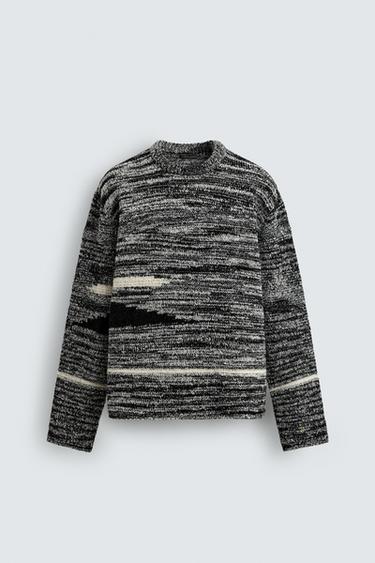 MAGLIA TEXTURE BOUCLÉ - Nero di Zara