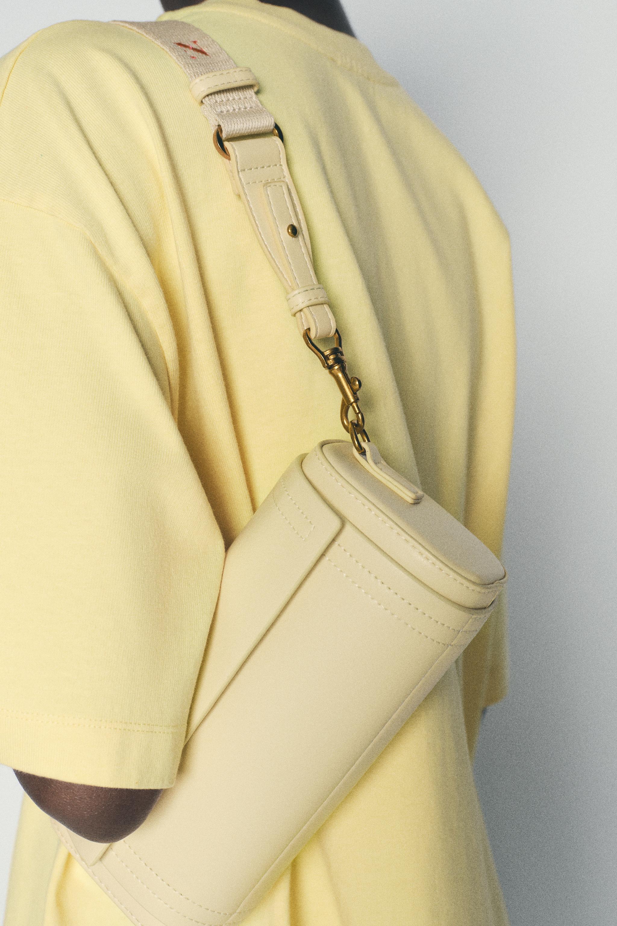 Neon yellow bag zara online