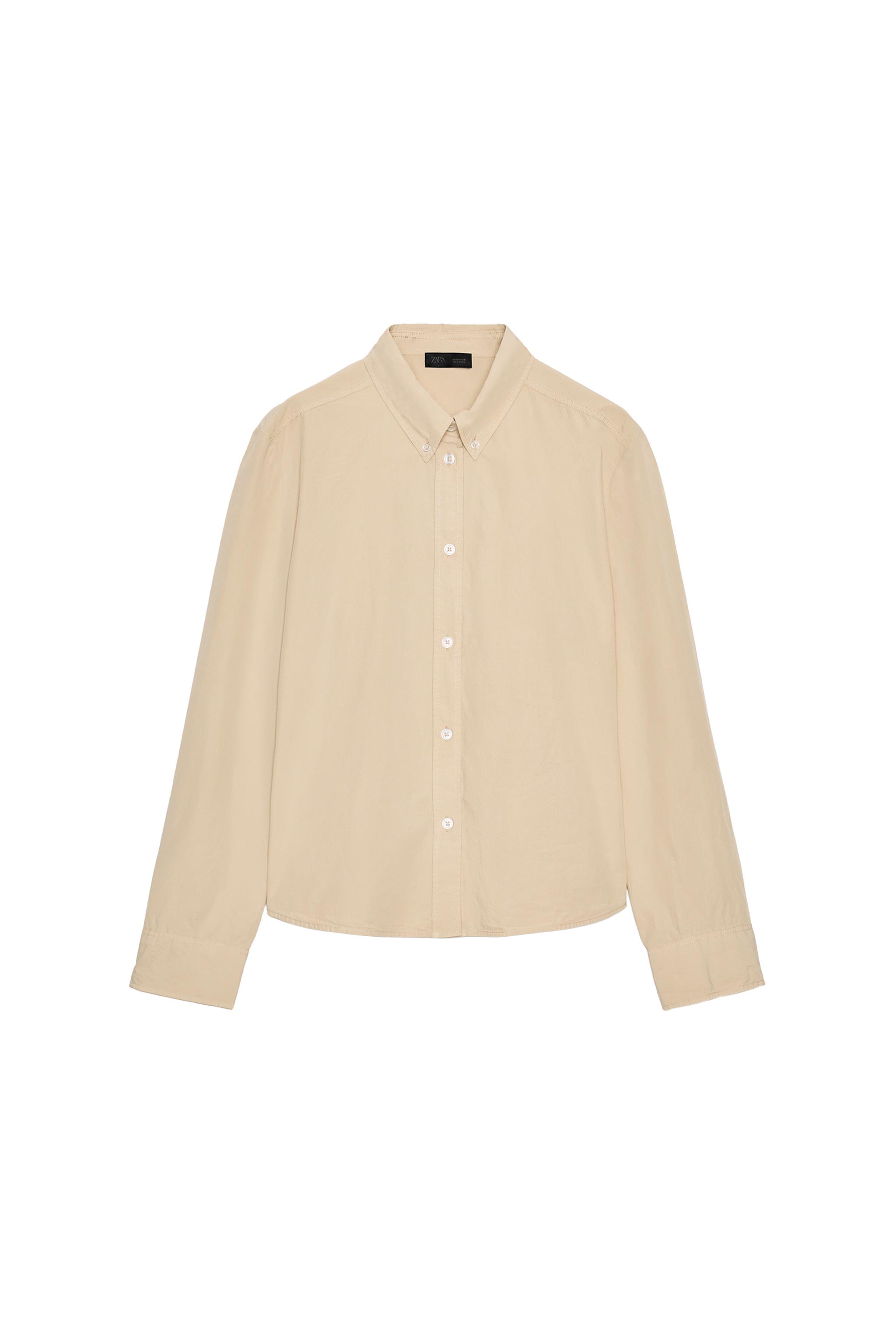 WASHED POPLIN SHIRT