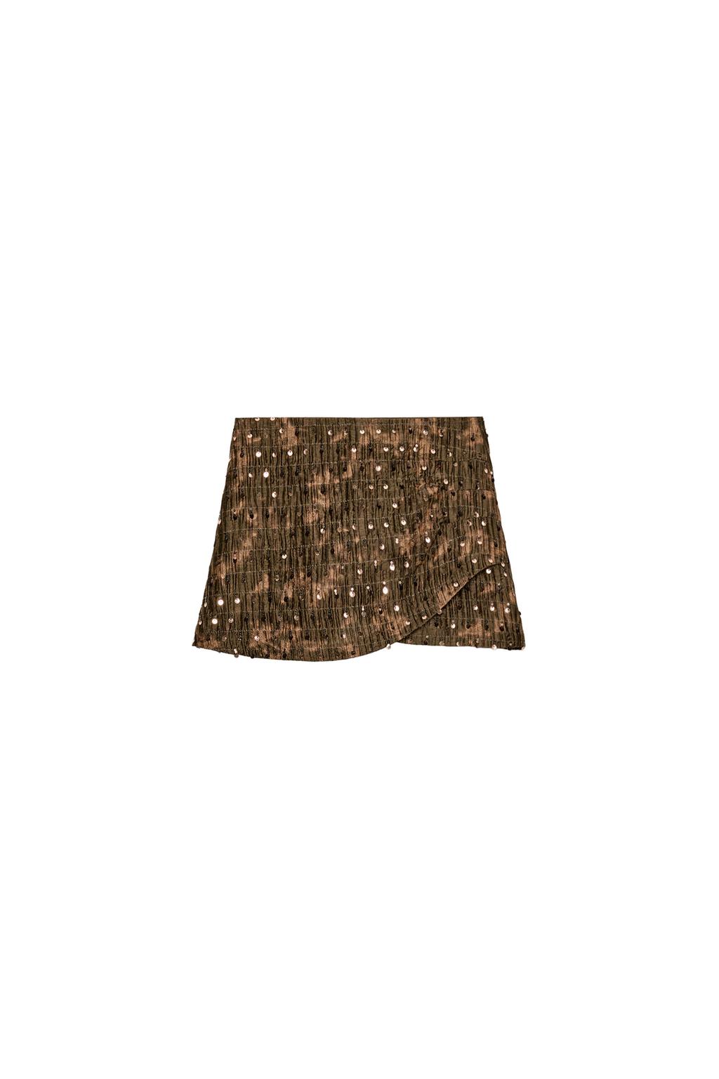 SEQUIN WRAP SKORT - image 3