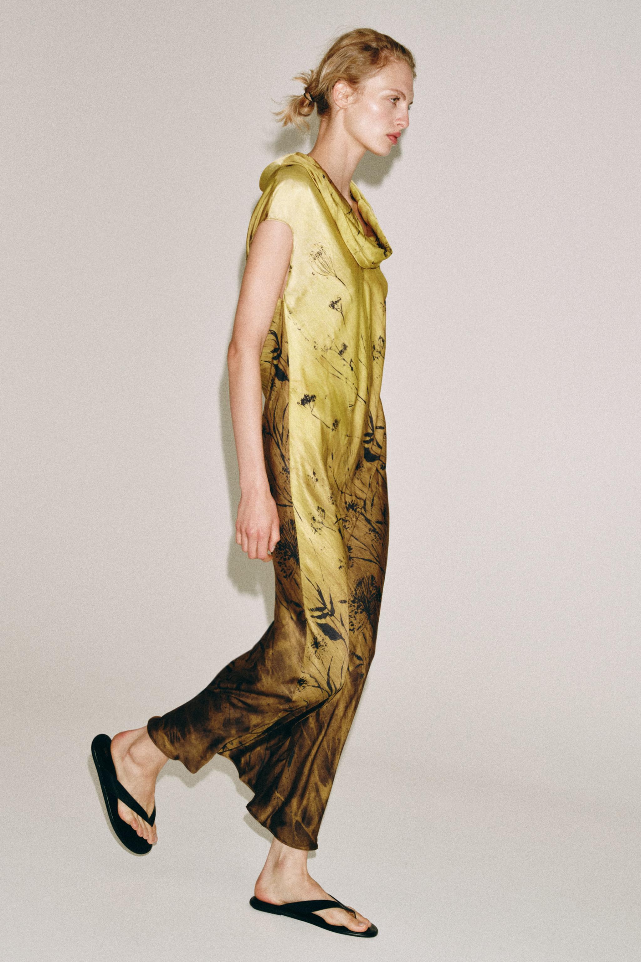 Женские платья Zara ZW COLLECTION PRINTED DRESS — фото 5