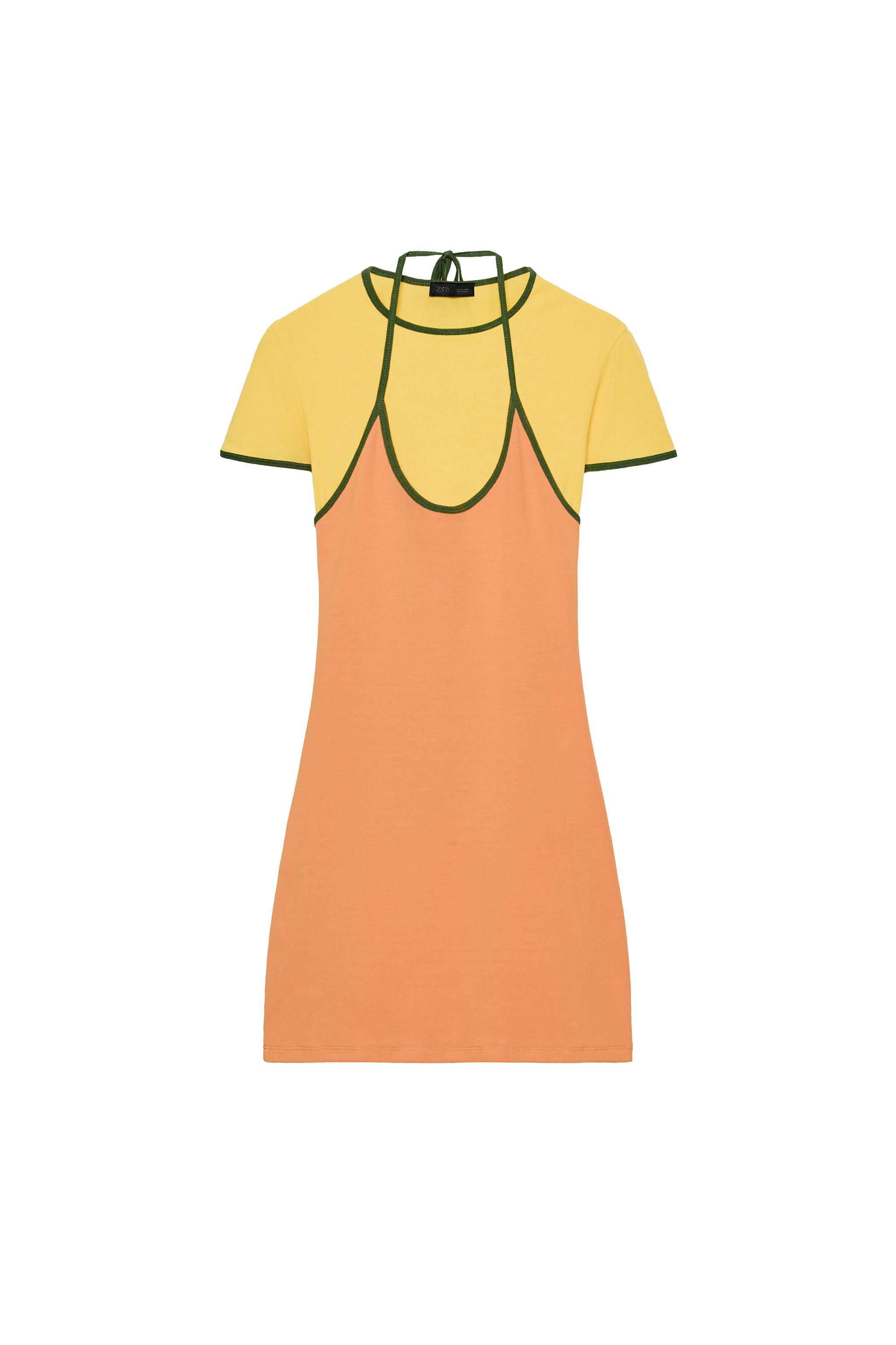 Women's Orange Dresses | ZARA United States Women's Orange Dresses | ZARA United States