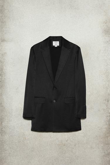 LUDOVIC DE SAINT SERNIN x ZARA 루즈 블레이저 - Zara 블랙